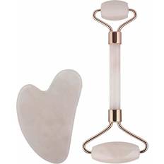 Outils de soin de la peau Kit De Massage Jade Et Gua Sha 2 Pcs