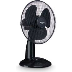 Argon 45W Black Table Fan Compact 27 x 51 x 33.5 cm