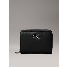 Geldbörsen & Schlüsseletuis Calvin Klein Minimal Monogram MD Zip Around - Schwarz