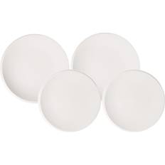 Teller-Sets Villeroy & Boch NewMoon 4-teilig Weiß Teller-Set