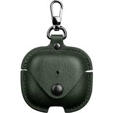 INCOVER Airpods 4 Vegan Läderfodral Grön