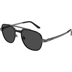 Cartier Man Sunglass Aviator Sunglasses - Black