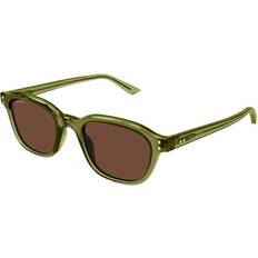 Solglasögon Gucci GG1892S 004 Solglasögon Acetat Grön Brun Rund