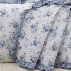 Blue Bedspreads Catherine Lansfield Lucie Floral 220cm x 230cm Bedspread Blue, White