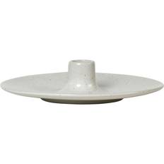 Broste Copenhagen Brugskunst Broste Copenhagen Nordic Vanilla Lysestage Ø18 x H 4 cm Fyrfadsstage