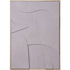 Beige Väggdekor House Nordic Relief Väggdekoration Madeline 50x70 cm Beige Väggdekor