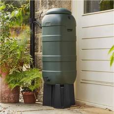 Rain Barrels 100L RainSaver Waterbutt Kit Green