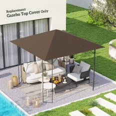 OutSunny Gazebo Canopy Replacement Cover 3 x 3 m