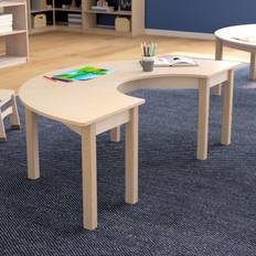 Tables Flash Furniture Bright Beginnings Wooden Preschool Activity Table 18 x 59 x 18 in