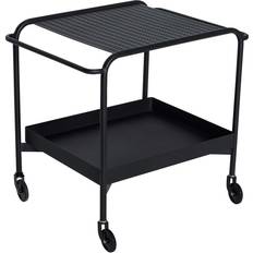 Småborde på tilbud Hübsch Push Rullebord 66 cm Sort Småbord