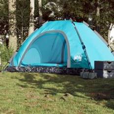 Berkfield Home Camping Tent 5-Person Blue Quick Release