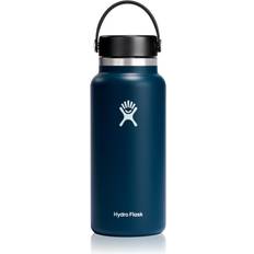 Schwarz Wasserkanister Hydro Flask Wide Flex Cap 946 ml indigo