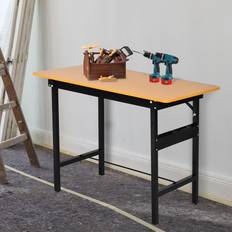 Homcom Heavy Duty Diy Metal Garage Workbench