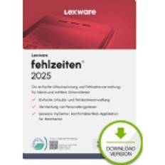 Office-Programm Lexware Fehlzeiten 2025 German Elektronisk