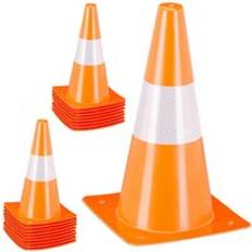 Markierungskegel Relaxdays Pylonen 18er Set Orange Ballsport