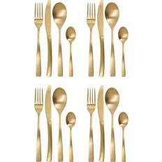 House Doctor Bestick House Doctor Golden 16 Delar Gyllene One Size Bestickset 16st
