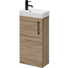 Compact Bordalino Oak 400mm Vanity Unit
