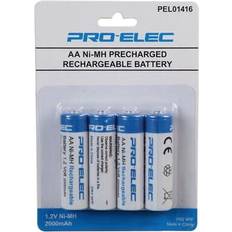 Pro Elec Pre-Charged NiMH Rechargeable AA Batteries 2000mAh 4 Pack