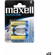 Maxell LR14 Alkaline Batteries 12 Units