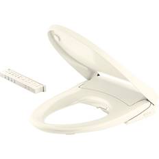 Kohler K-28821 PureWash E930 Elongated Bidet Seat with Remote Control Biscuit Toilets and Bidets Bidet Seats Elongated Bidet Seats