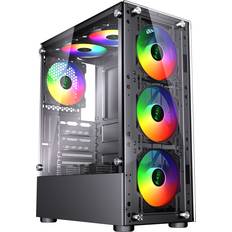 Desktop Computers Asc Technology Intel Core i7 GT730 Gaming Tower Card