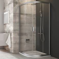 Hill Ceramic Ravak Duschhörn Blix 80x80 cm Rund Krom Satin