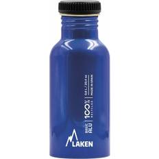 Blåa Vattendunkar Laken Plain Blue 0.75L Sport Vattenflaska