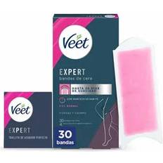 Depilatorios Veet Banda Cera Fría Depilatoria para Depilación de Piernas y Cuerpo 30 Uds