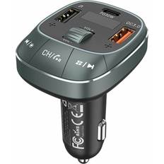 FM Transmitters Vention Renoveret MP3 Afspiller FM Bluetooth Transmitter FFLB0