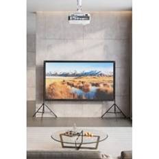 84 Inch 3D 4K HD Portable Projector Screen