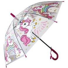 Paraply För Barn Transparent Unicorn Motiv