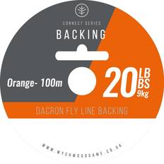 WYCHWOOD Dacron Fly Line Backing 20LB Orange 100m