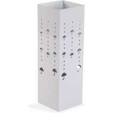 White Umbrella Stands Versa Refurbished White 15.5 x 49 x 15.5 cm Umbrella Stand