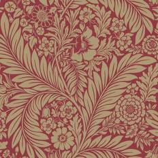 Belgravia Florence Leaf Wallpaper One Size Green