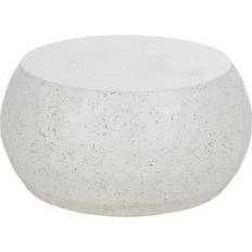 Fibreglass Tables BigBuy Home Centre Beige 92 x 92 x 45 cm Coffee Table