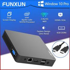 Funxun Mini PC Windows 10 Pro 6GB RAM