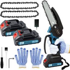 ArtKunst Mini Chainsaw 6-Inch with 2 Battery