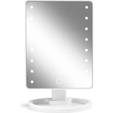Bord Makeupspejl med Touch - Hvid