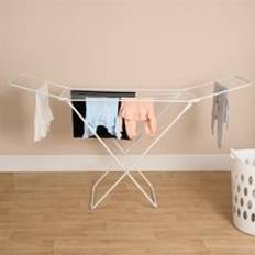 Stainless Steel Foldable Drying Rack - White