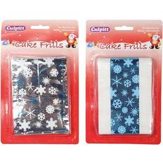 Frill Metallic Snowflake Pack of 2