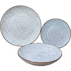 Versa Lua Blå Porslin Tableware 18-Delarset Servis 18st