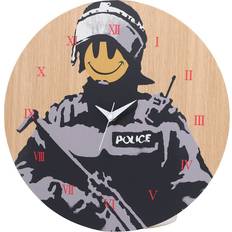 Wall Clock Riot Cop Made By Ka Multi