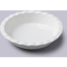 White Tins Crinkle Rim Pie Dish 20 cm