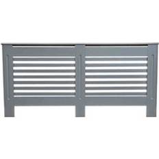 Jack Stonehouse Matt Grey Horizonal Line Radiator Cover Large