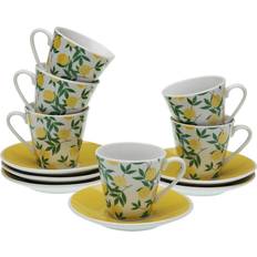 Versa Refurbished Set of Mugs with Saucers Mug 2pcs