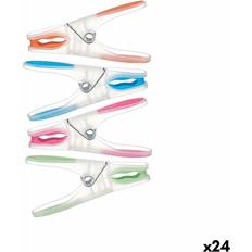 Pinzas para la ropa BigBuy Home Pinzas Para La Ropa Silicona Plástico Set - Multicolor
