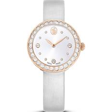 Swarovski Matrix Tennis Watch Leather Strap