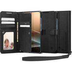 Spigen Plånboksfodral Spigen Galaxy S25 Plus Fodral Wallet S Svart