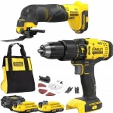 Stanley Tools Batteri Multimaskiner Stanley Tools Verktygspaket SFMCK213D2S-QW 18V 2x2Ah