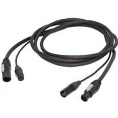 Proel XLR Audio Powercon True 1 Power Hybrid Cable 5m